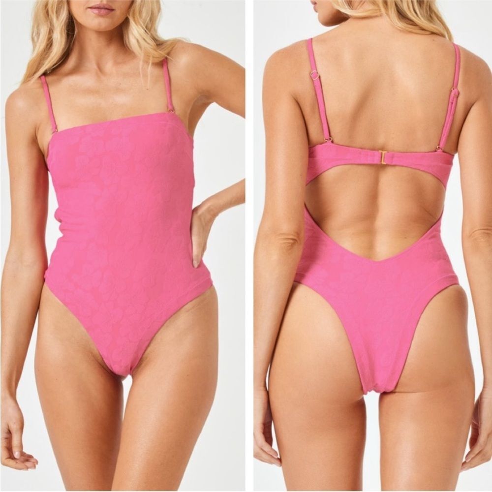 L*Space Pink One Piece Swimsuit